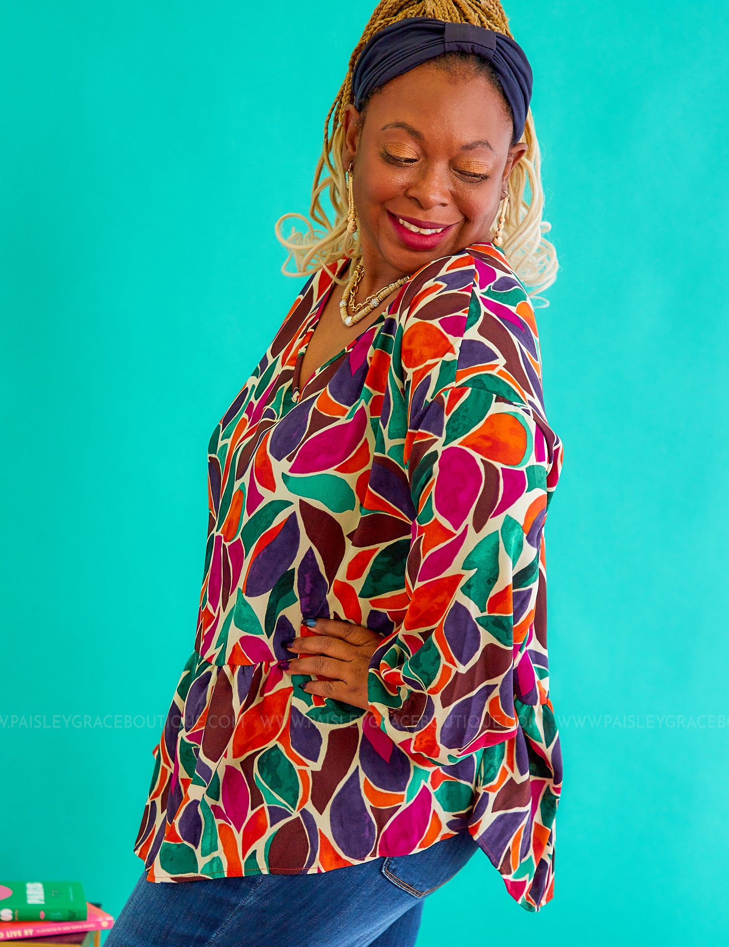 Symphony Of Leaves Top* LAST ONES FINAL SALE *