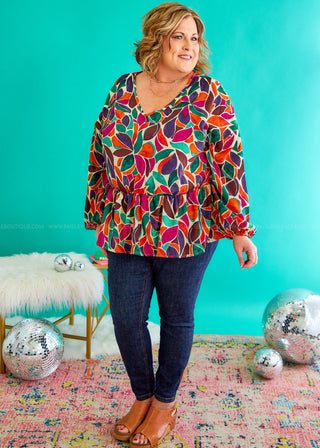 Symphony Of Leaves Top* FINAL SALE *