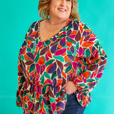 Symphony Of Leaves Top* LAST ONES FINAL SALE *