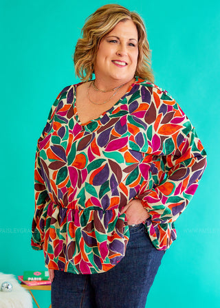 Symphony Of Leaves Top* FINAL SALE *