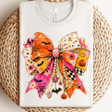 Halloween Glam Bow Boujee Tee