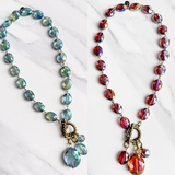 Carolina Glass Beaded Necklace - 2 Styles