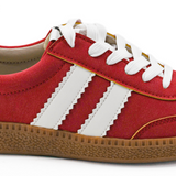 Heads Up Red Sneakers by Corkys - PREORDER