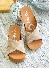 Load image into Gallery viewer, Hero Wedge Sandals by Very G - Cream
