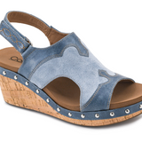 Hey Stranger Ocean Wedges by Corkys - PREORDER