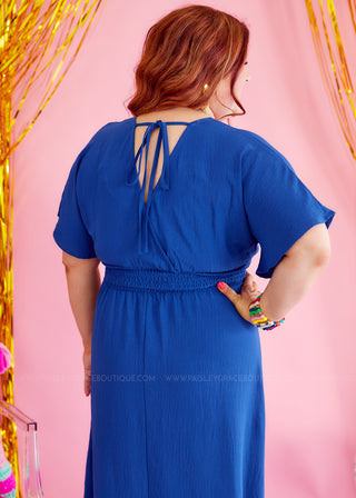 Sweetest Serendipity Dress - Royal Blue - FINAL SALE