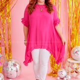 Santorini Tunic/Coverup - Fuchsia* FINAL SALE *