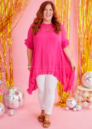 Santorini Tunic/Coverup - Fuchsia* FINAL SALE *