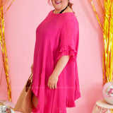 Santorini Tunic/Coverup - Fuchsia* FINAL SALE *