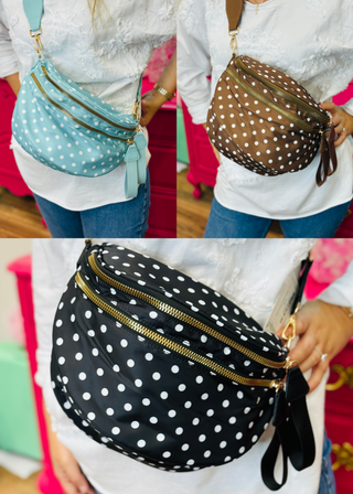 Polka Dot Pop Crossbody Bags - 3 Colors