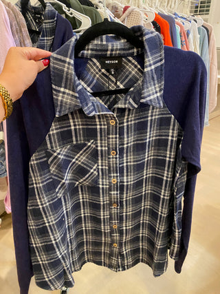 Jovie Plaid Button Shirt - Preorder