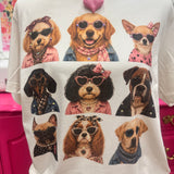 Pup Collage Boujee Tee - PGB EXCLUSIVE