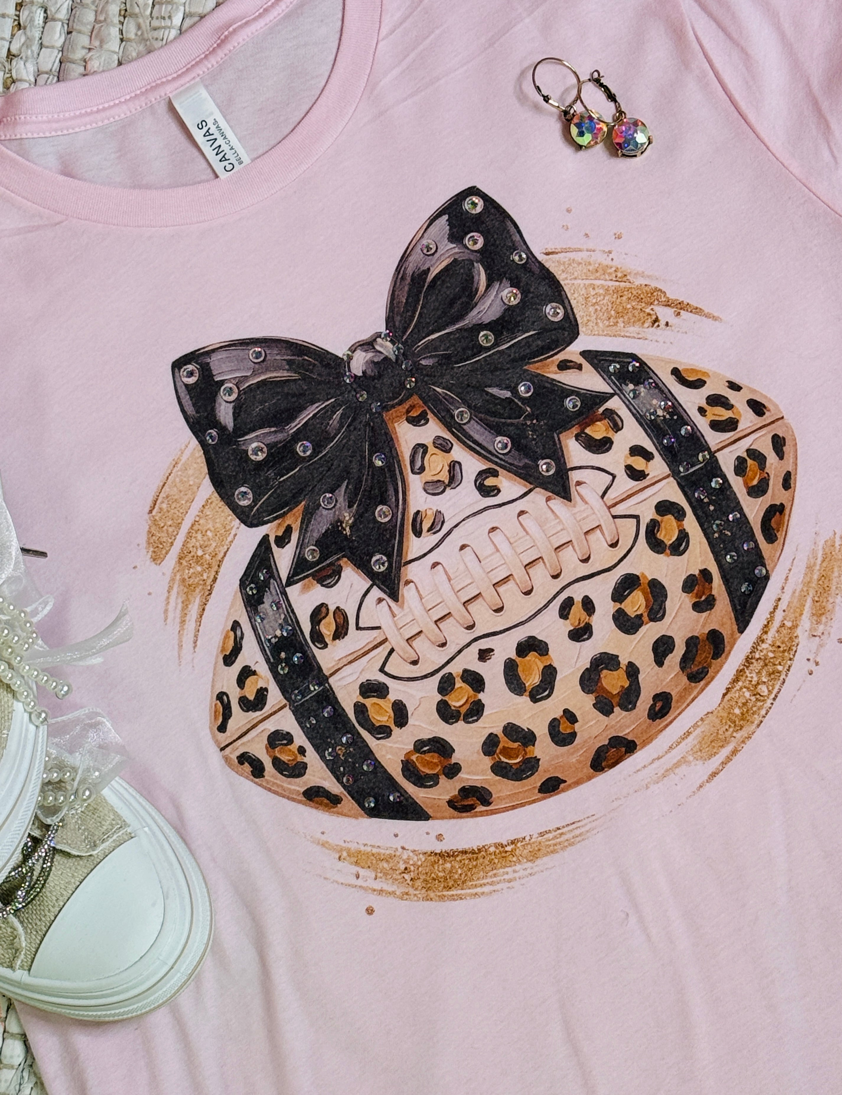 Black Bow Blitz Boujee Tee