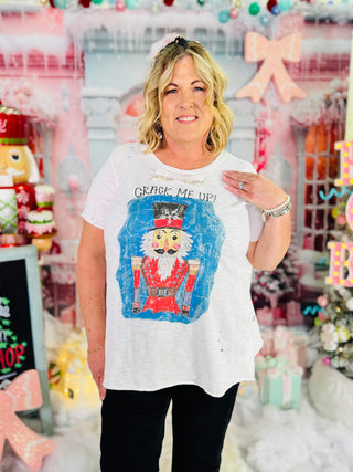 Crack Me Up Tattered Tee