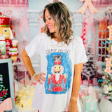 Crack Me Up Tattered Tee - HOLIDAY CHEER - LAST ONES FINAL SALE