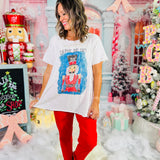 Crack Me Up Tattered Tee - HOLIDAY CHEER - LAST ONES FINAL SALE