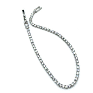 Mixed Doubles Charm Bar Tennis Bracelet