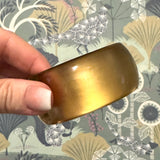 Golden Lining Vintage Lucite Clamper Bracelet