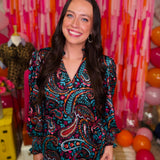 Wildberry Paisley Top