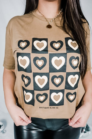 Lots of Love Camel Tee - PREORDER