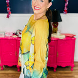 Allegra - Posh Yellow Heart Sweater