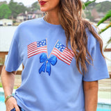 Liberty Bow Flags Luxe Top - FINAL SALE