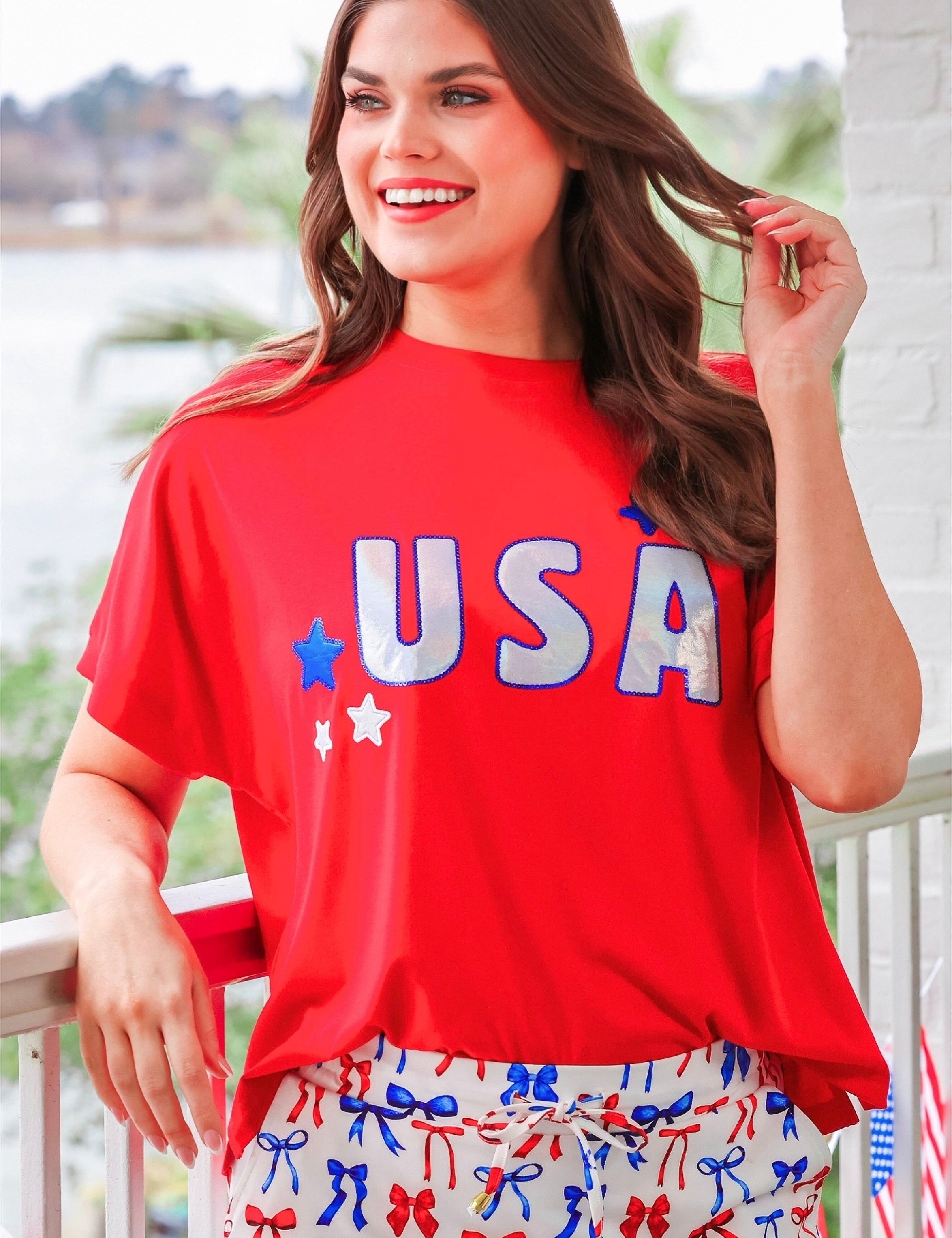 USA Foil Luxe Top