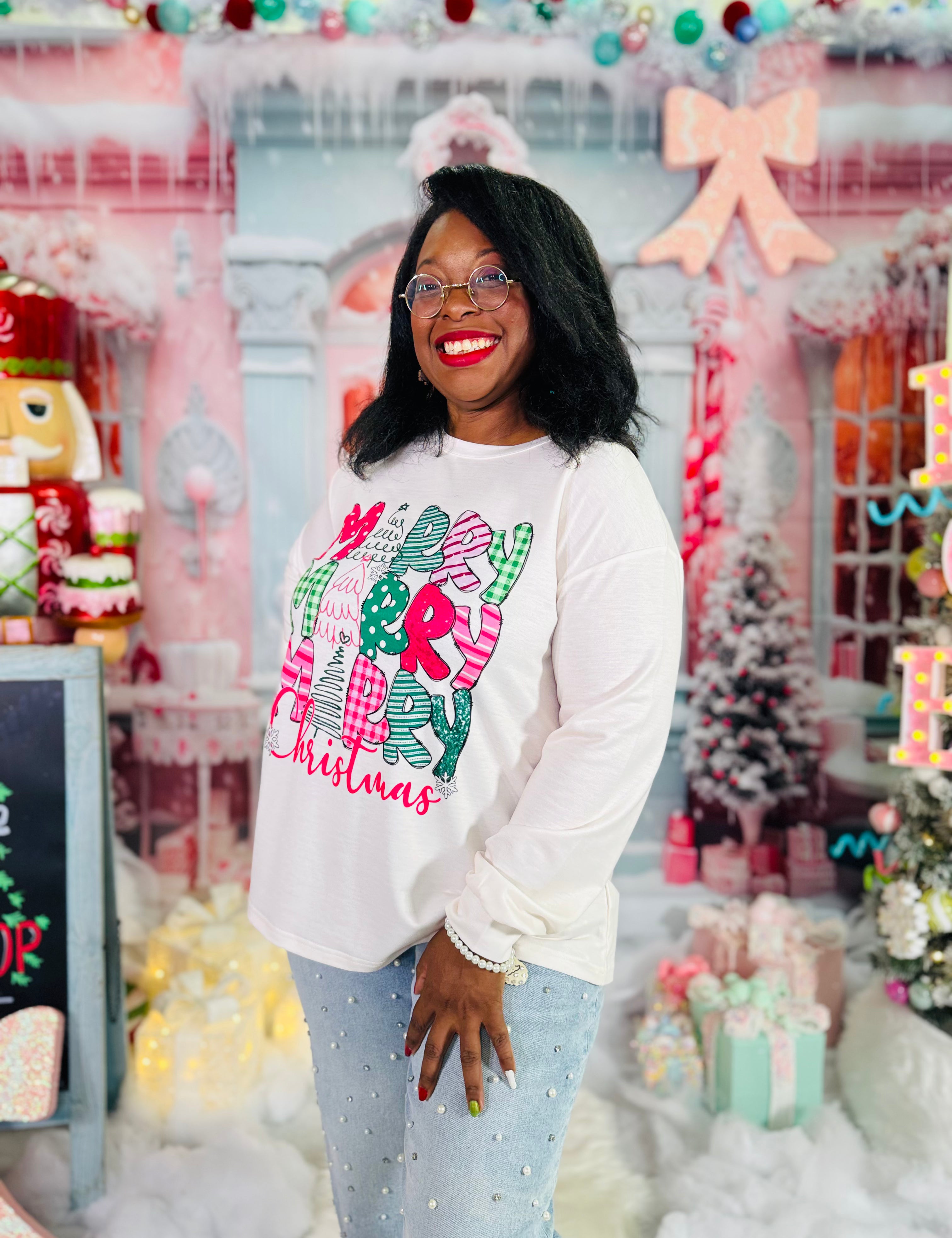 Merry Spirit Top - HOLIDAY CHEER