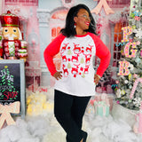 The Nine Reindeer Top - HOLIDAY CHEER - LAST ONES FINAL SALE