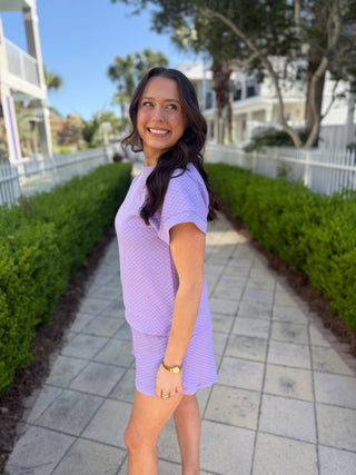 Happy Place Top - Lavender - FINAL SALE