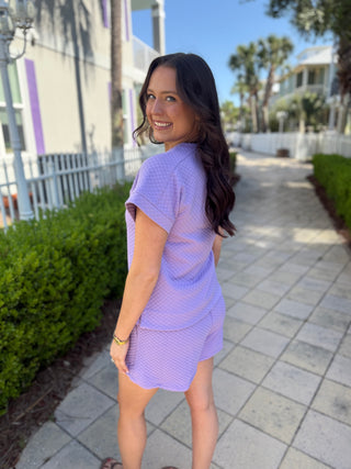 Happy Place Top - Lavender - FINAL SALE