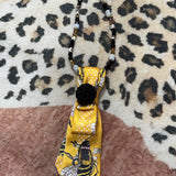 Rare Bird Yellow Tie Necklace #110 PREORDER