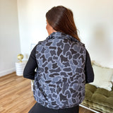 BIRDIE Puffer Vest in Blackout Duck Camo