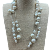 ATG Long Pearl Statement Necklaces