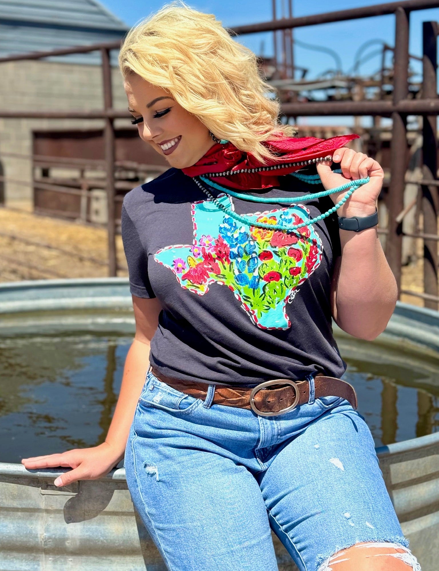 Callie Ann Stelter Bluebonnet Texas Tee