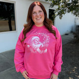 Vintage Santa in PINK! Tee or Sweatshirt