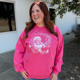 Vintage Santa in PINK! Tee or Sweatshirt