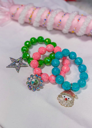 Candyland Cheer Bracelet Stack