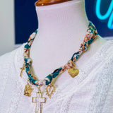 Valoria Scarf Charm Necklace