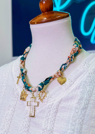 Valoria Scarf Charm Necklace