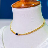 Allie Gemstone Chain Necklace
