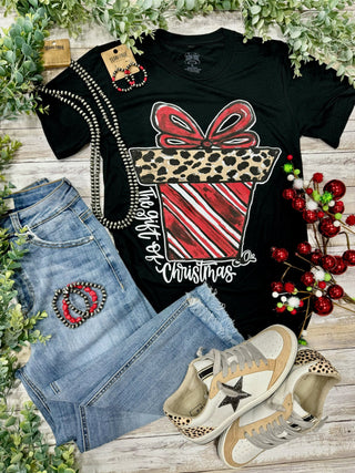 Candy Cane Tee - Black - PREORDER