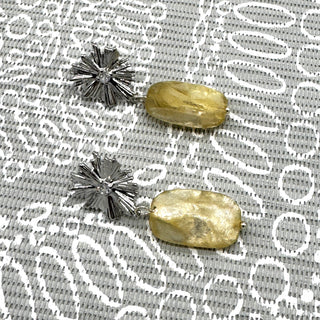 Sunburst Shell Drop Earrings