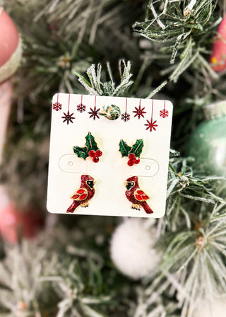 Snowy Serenade Earring Set