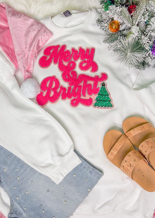 Merry & Bright Sequin Sweatshirt