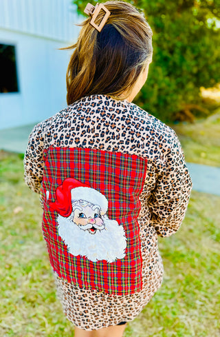 Fabulously Fierce Holiday Shacket - Santa