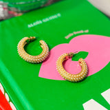 Pearl Hoop Earrings