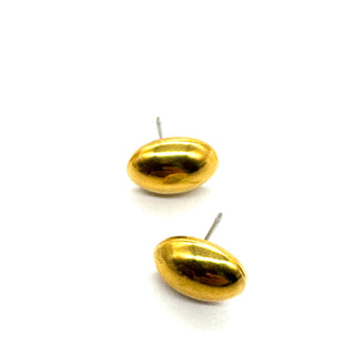 Goldie Oval Stud Earrings  - PREORDER