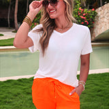 PREORDER- Solid Neon Orange Everyday Shorts