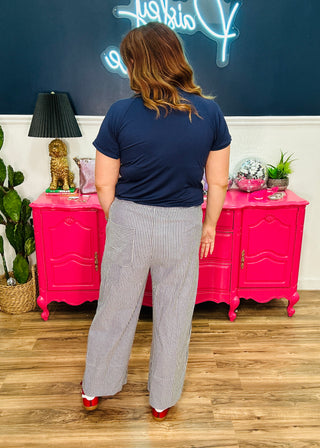 Walk The Line Pants - Navy - FINAL SALE